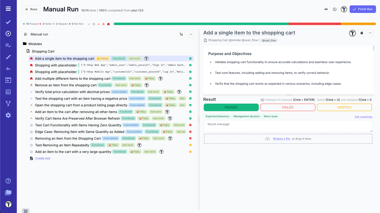 Testomat.io - relaunched Run