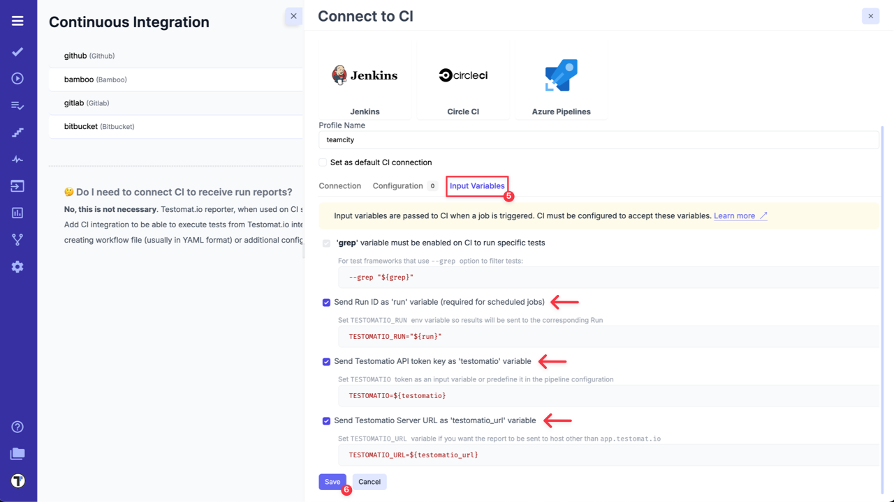 Testomatio - TeamCity